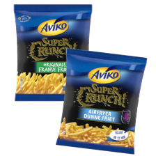 Aviko SuperCrunch!, grip 'n dip, of churros